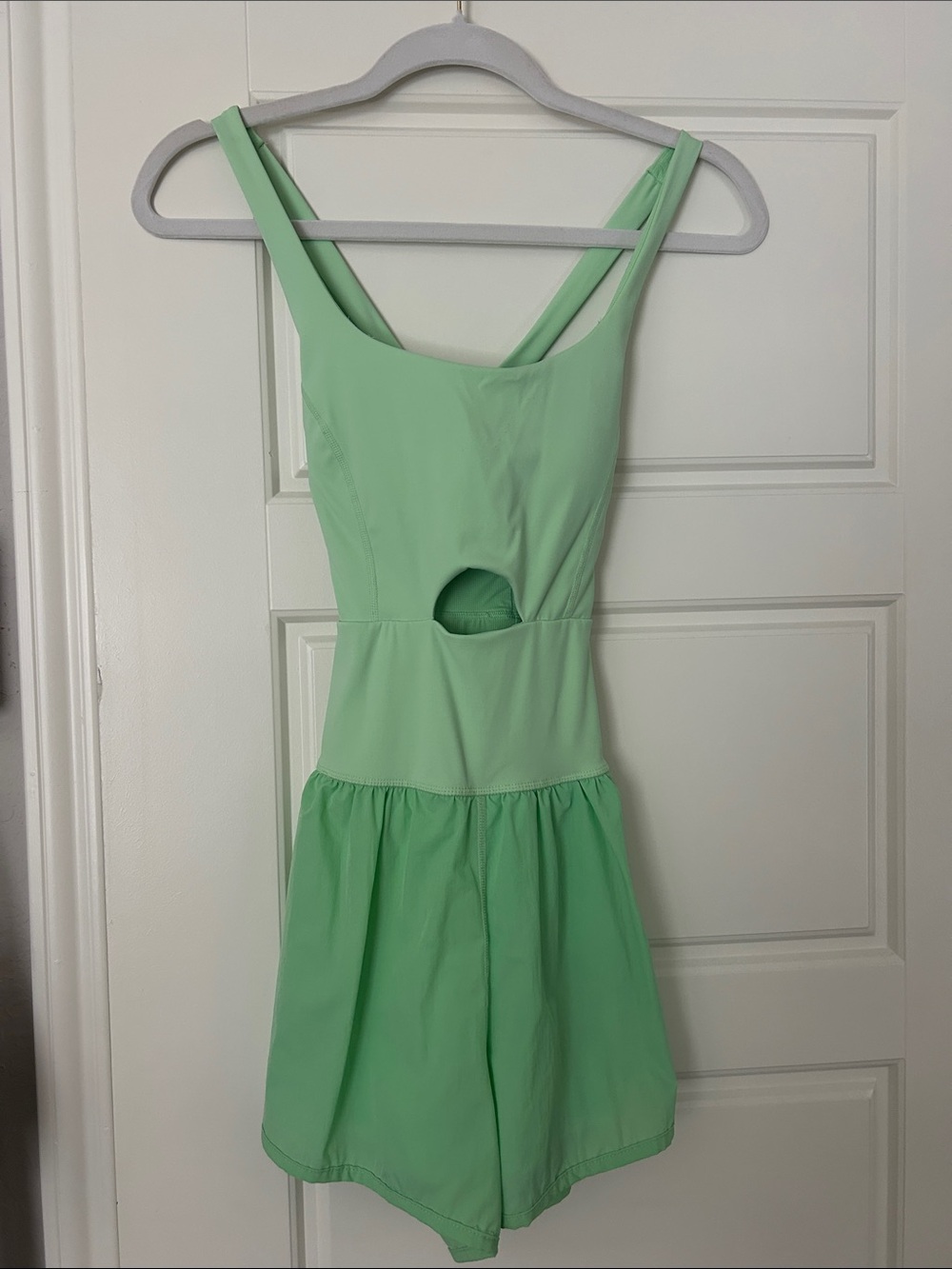 Neon Lime Athletic Romper
